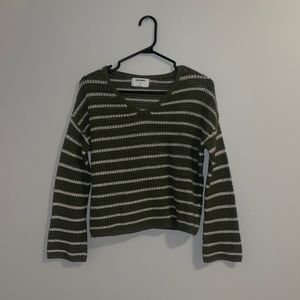 Old navy boxy striped sweater